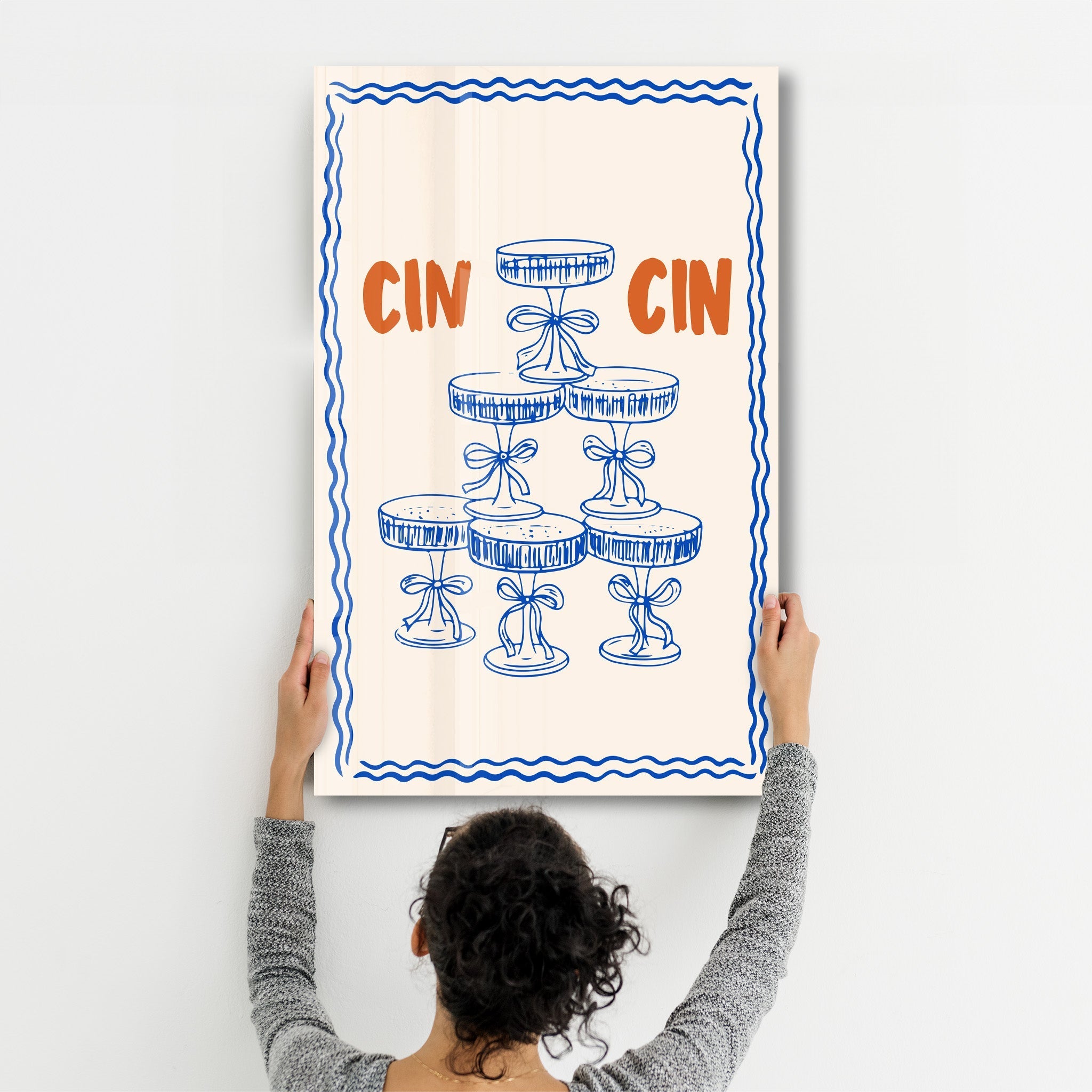 Poster festif "CIN CIN"