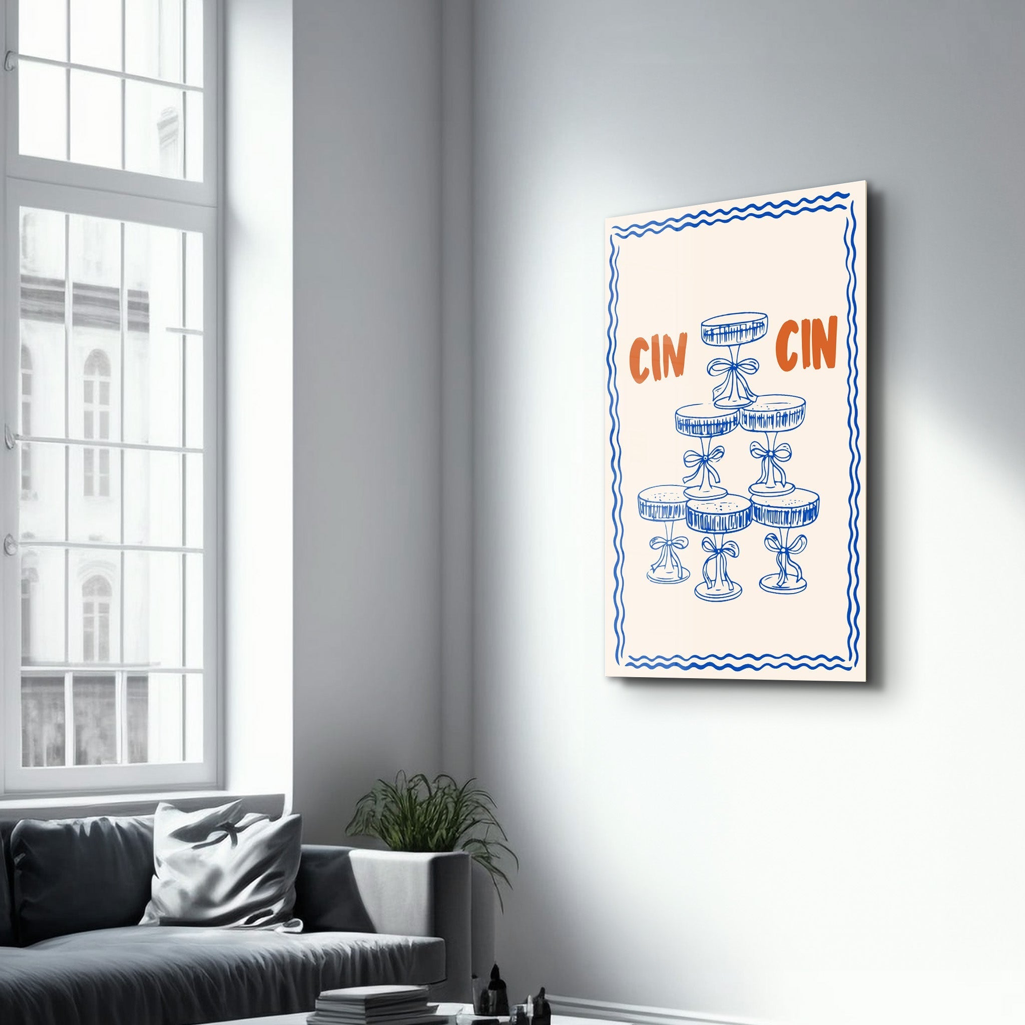 Poster festif "CIN CIN"