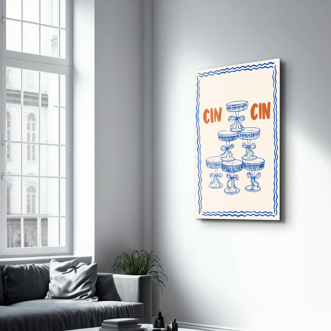 Poster festif "CIN CIN"