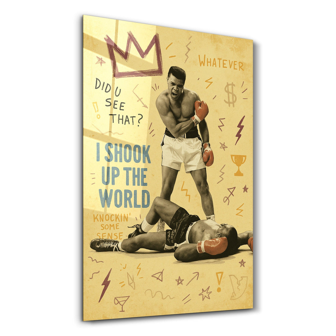 Tableau Pop Art – Muhammad Ali Triomphe