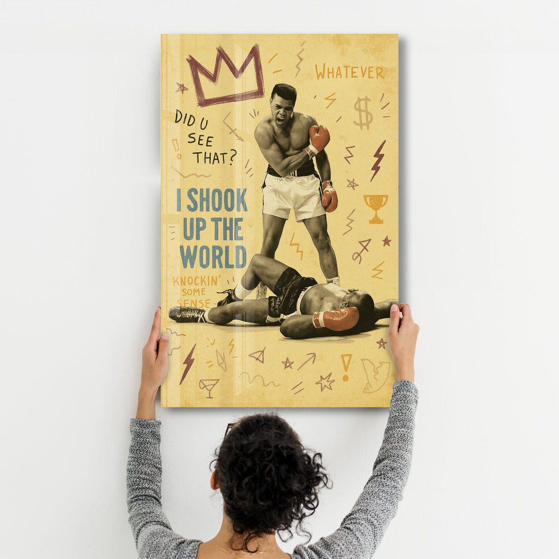 Tableau Pop Art – Muhammad Ali Triomphe