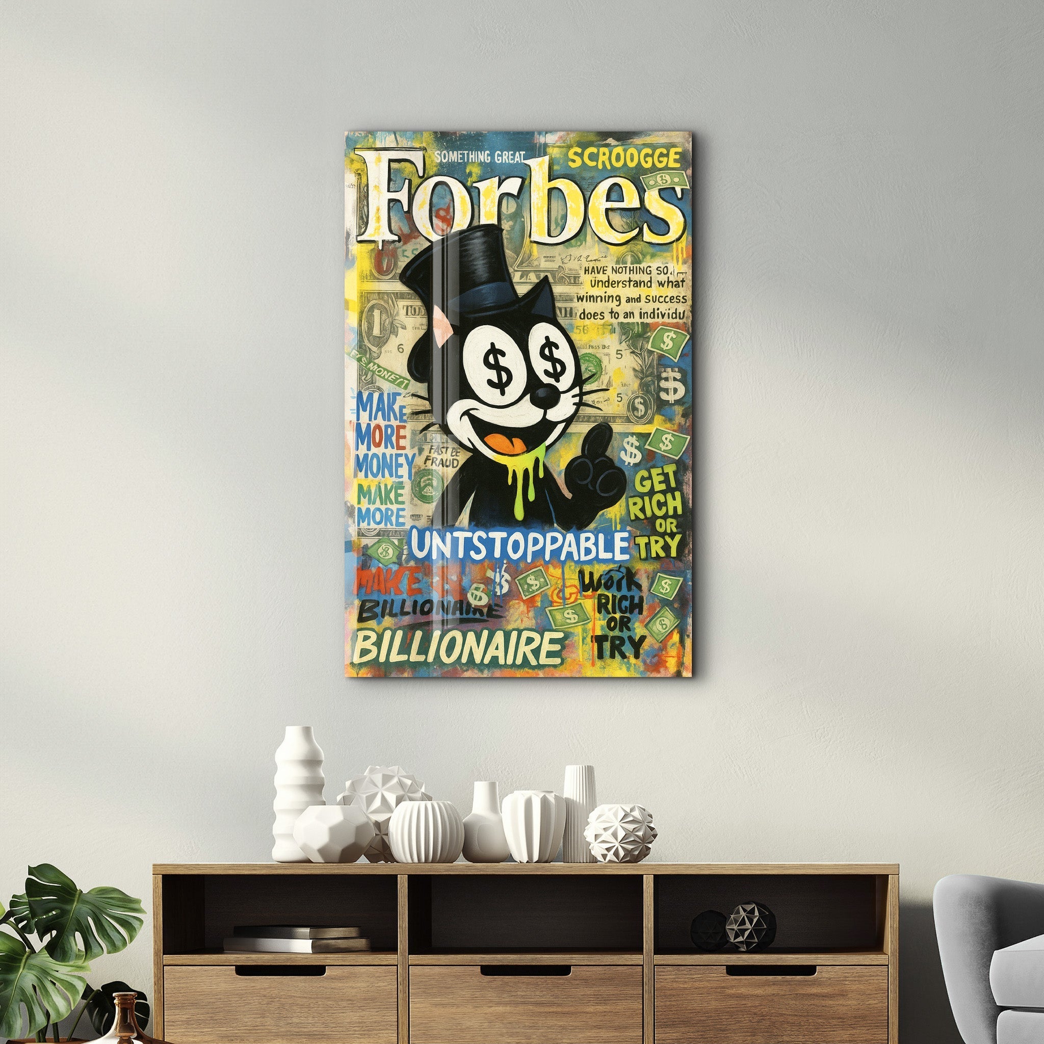 Tableau Pop Art – Felix le Chat Forbes