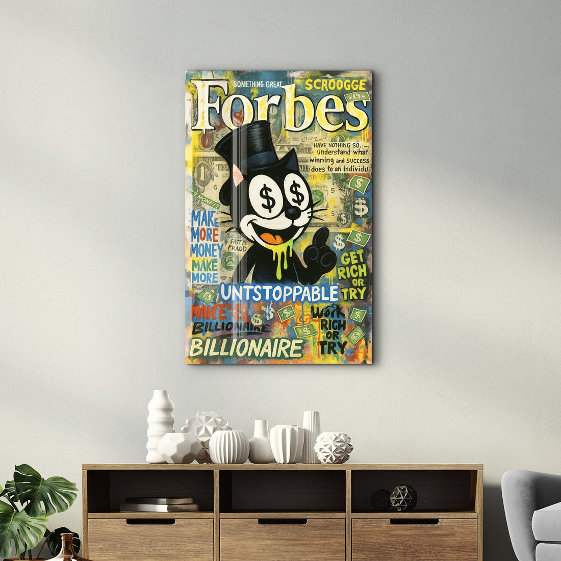 Tableau Pop Art – Felix le Chat Forbes