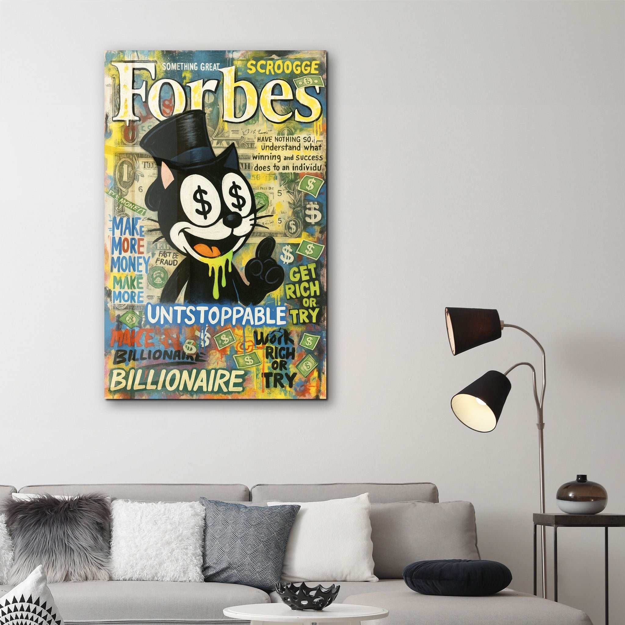 Tableau Pop Art – Felix le Chat Forbes