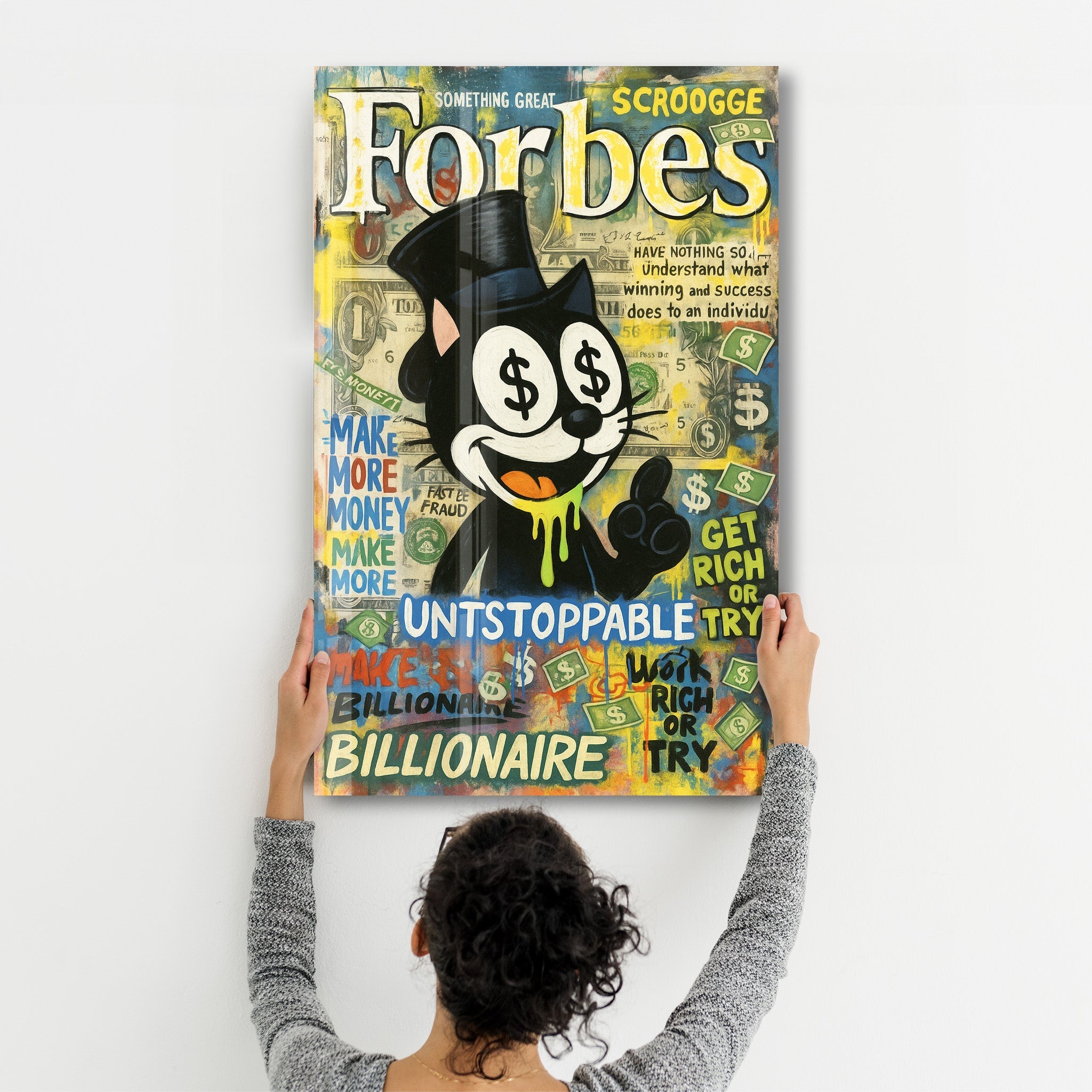 Tableau Pop Art – Felix le Chat Forbes
