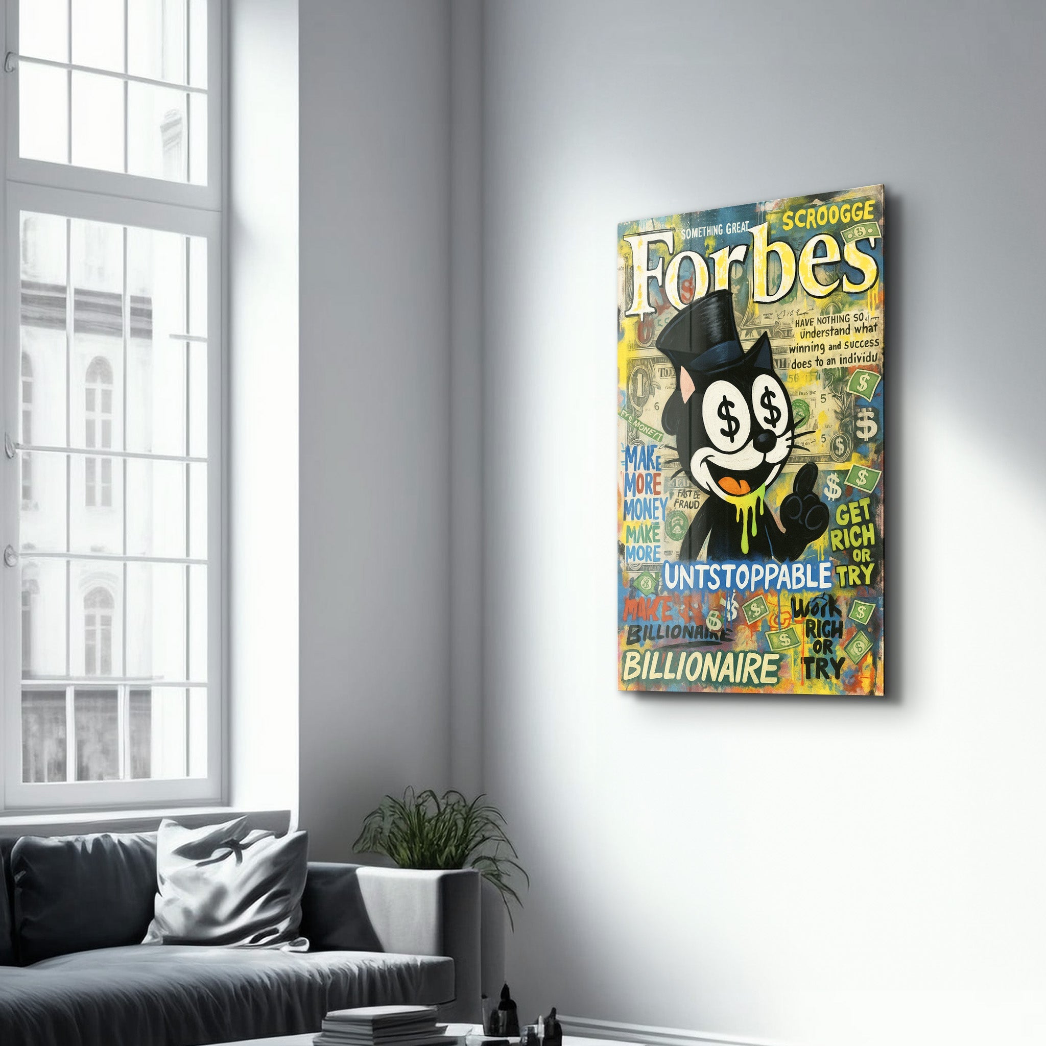 Tableau Pop Art – Felix le Chat Forbes