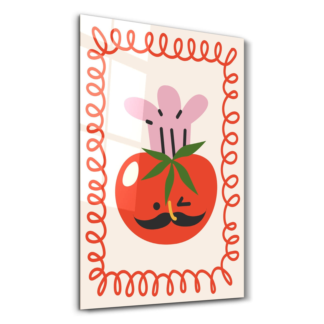 Poster humoristique "Chef Tomato"