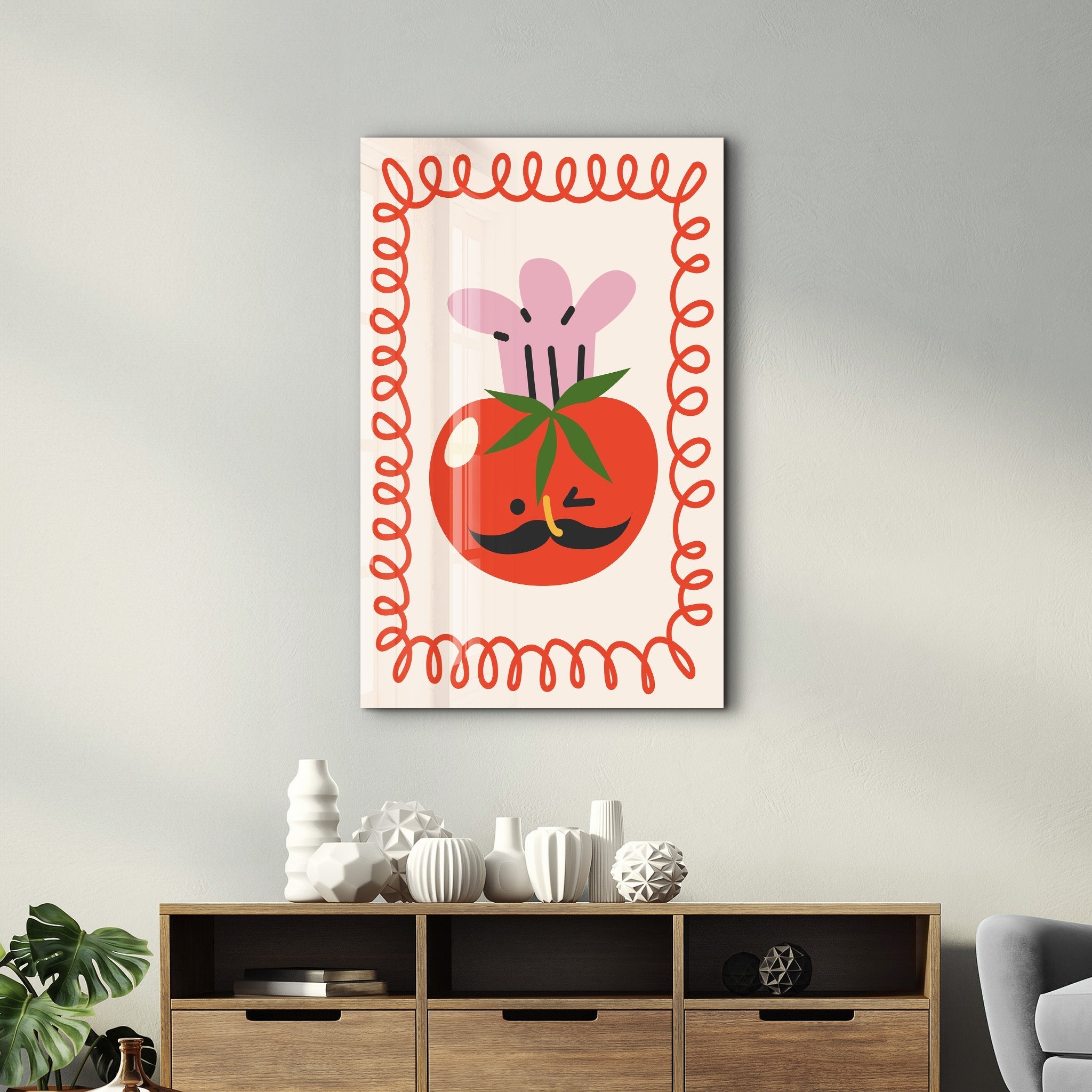 Poster humoristique "Chef Tomato"