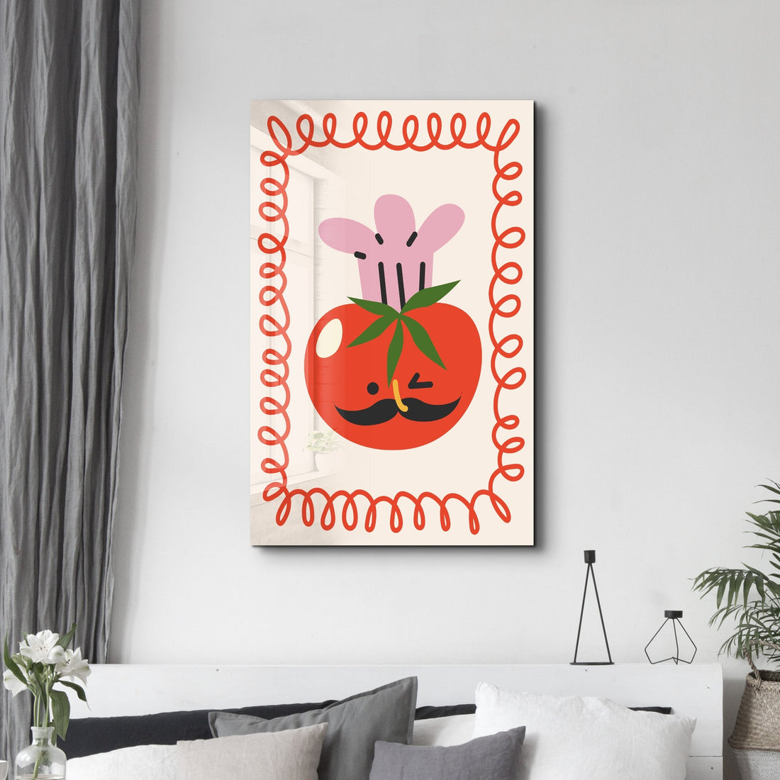 Poster humoristique "Chef Tomato"