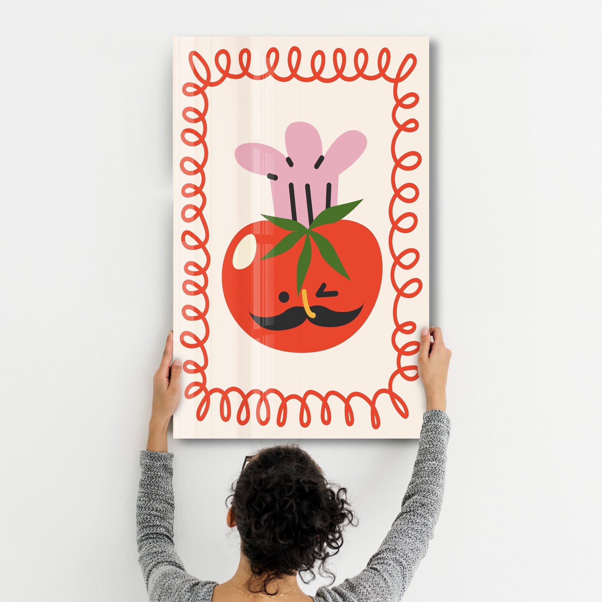 Poster humoristique "Chef Tomato"