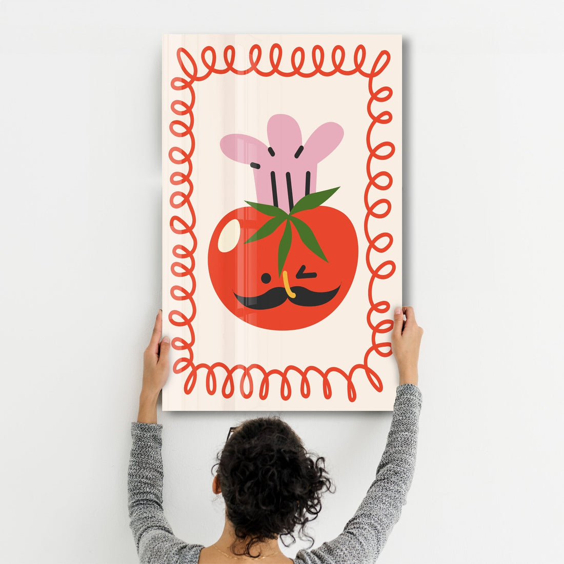 Poster humoristique "Chef Tomato"