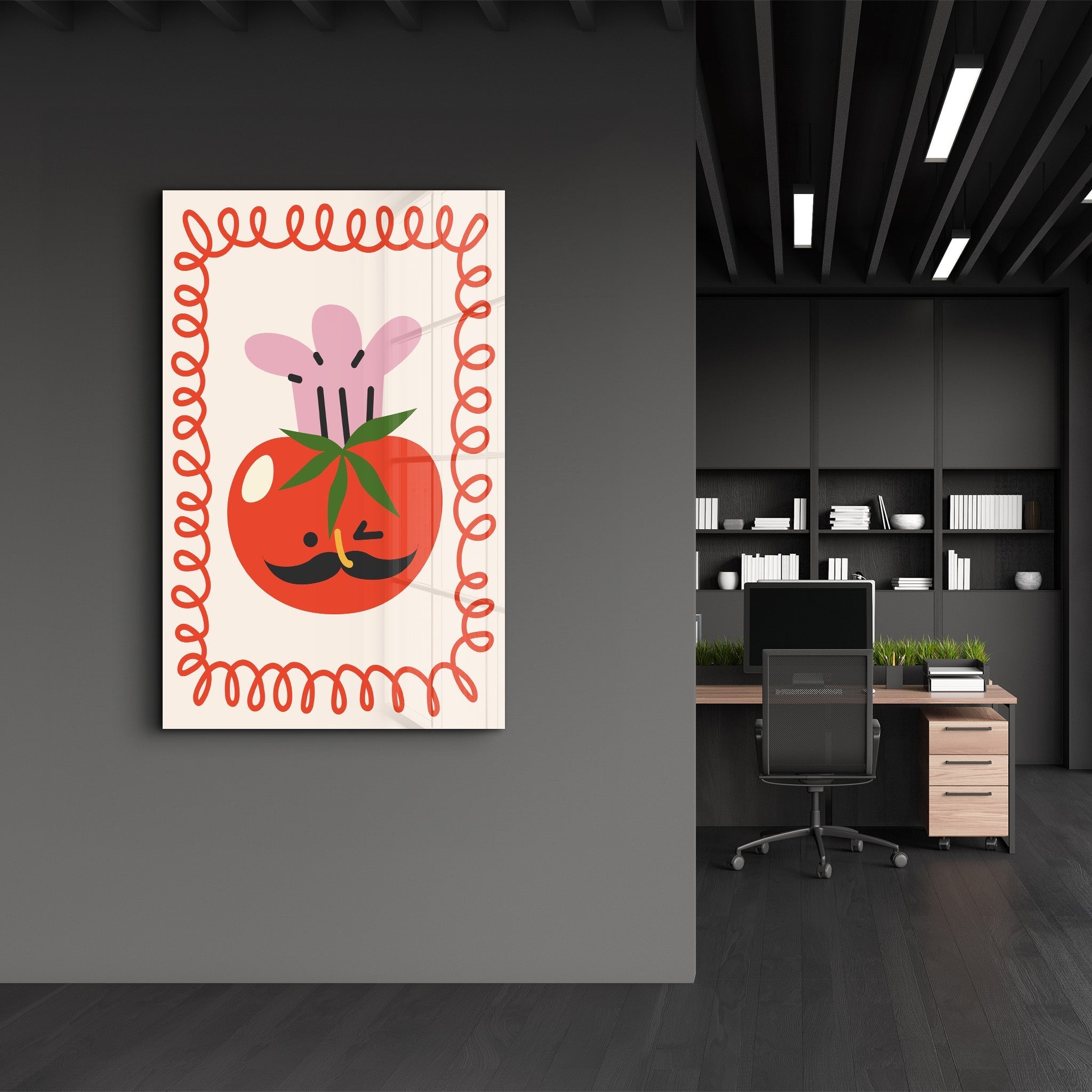 Poster humoristique "Chef Tomato"