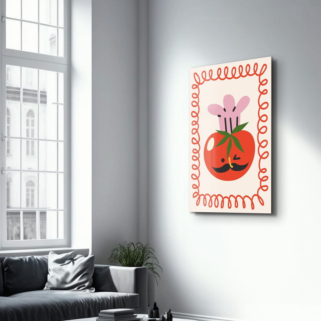 Poster humoristique "Chef Tomato"