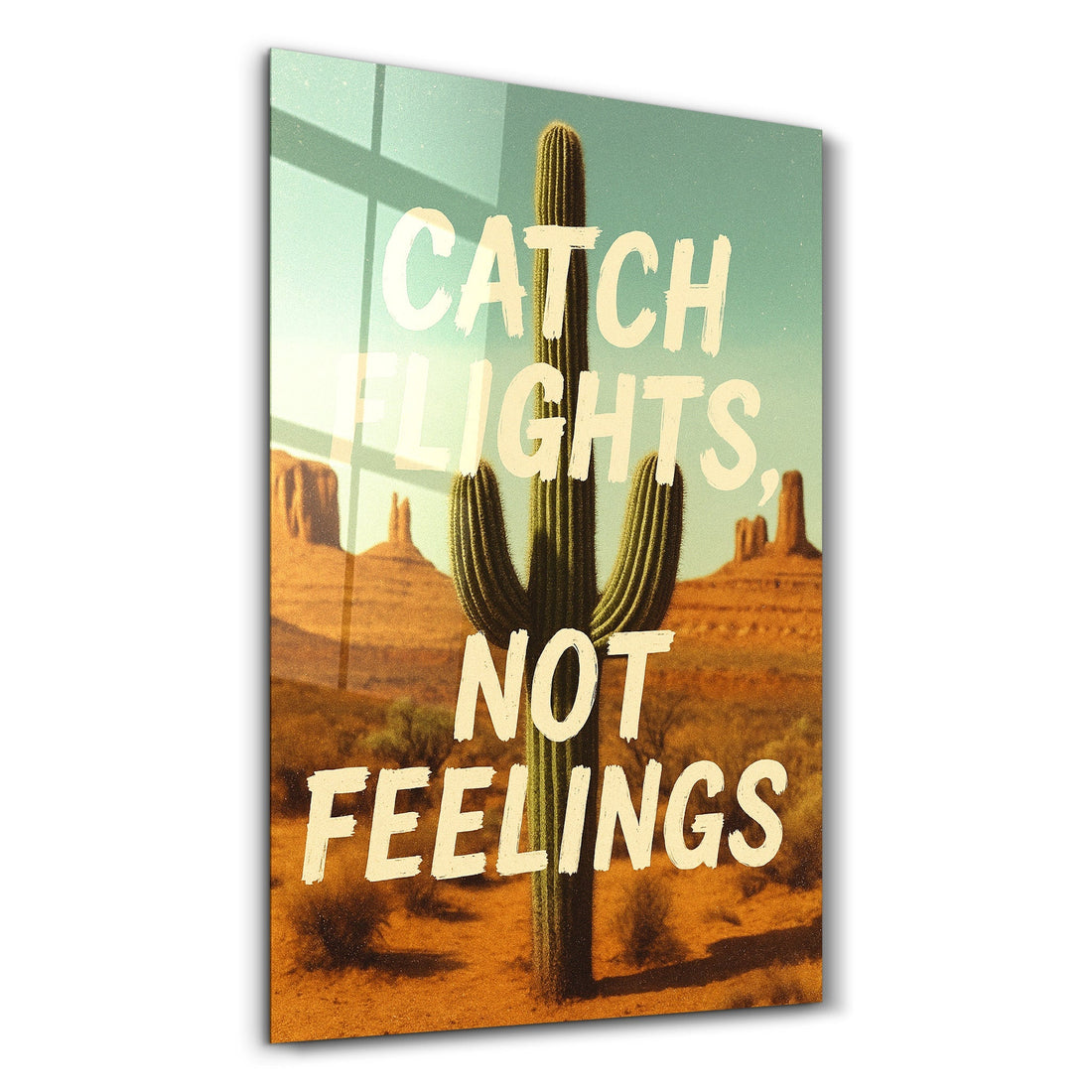Tableau Désert & Cactus – Catch Flights Not Feelings