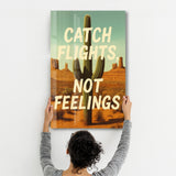 Tableau Désert & Cactus – Catch Flights Not Feelings