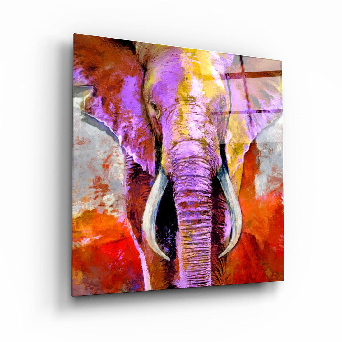 Tableau Mural "Éléphant Violet"