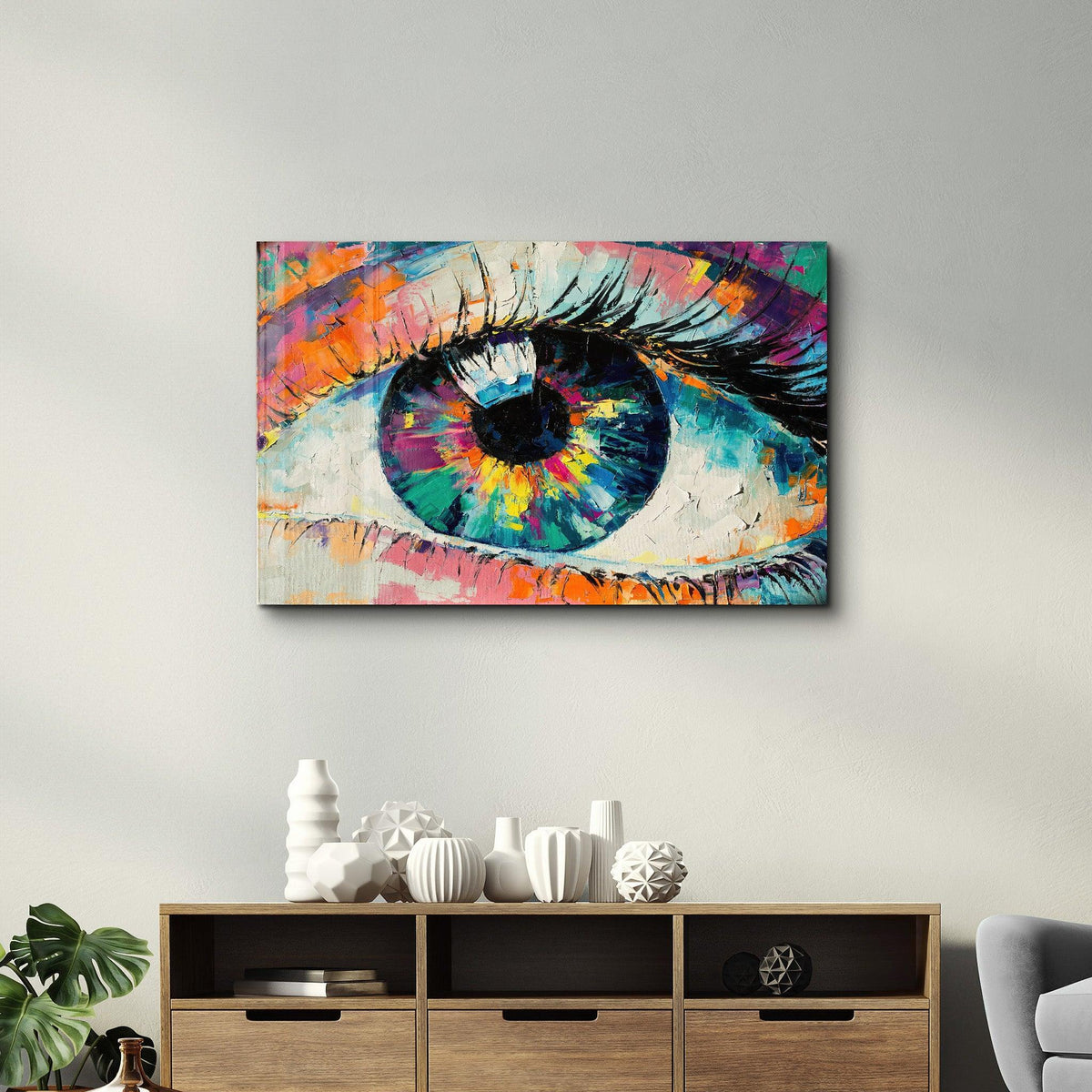 Poster décoratif "Eye of Colors – Abstract Edition"