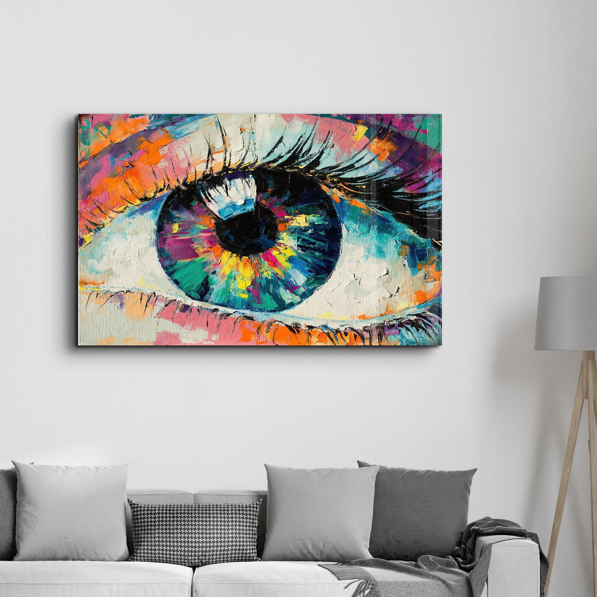 Poster décoratif "Eye of Colors – Abstract Edition"