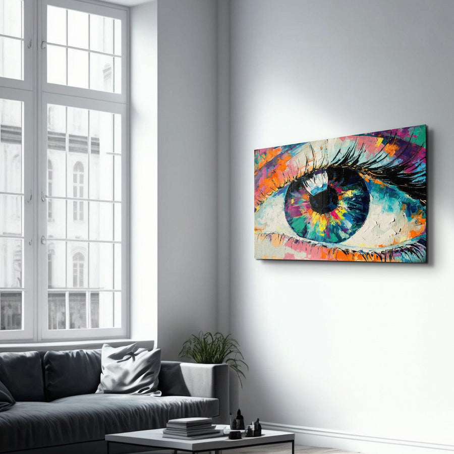 Poster décoratif "Eye of Colors – Abstract Edition"