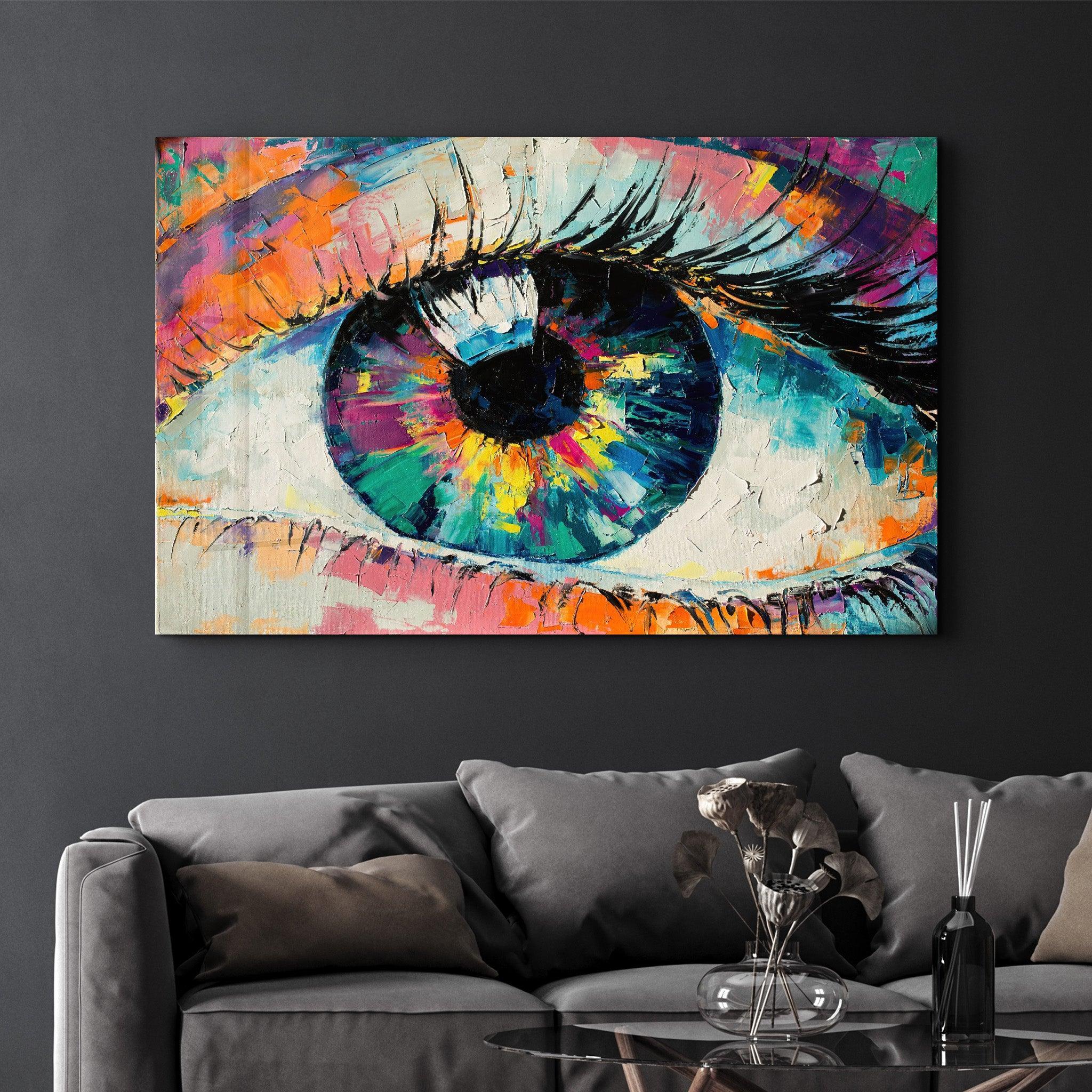 Poster décoratif "Eye of Colors – Abstract Edition"