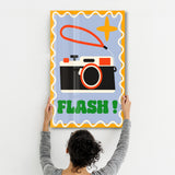 Poster décoratif rétro "FLASH!"