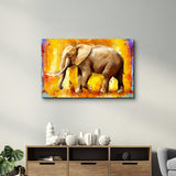 Tableau Mural "Éléphant Solaire"