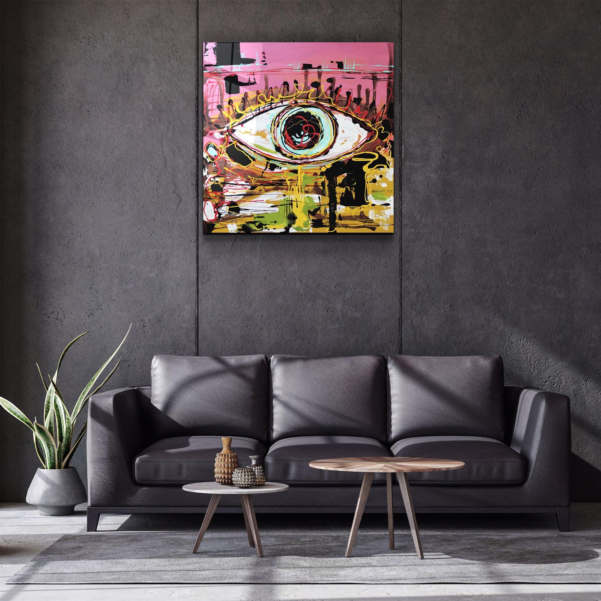 Tableau Contemporain Œil Abstrait