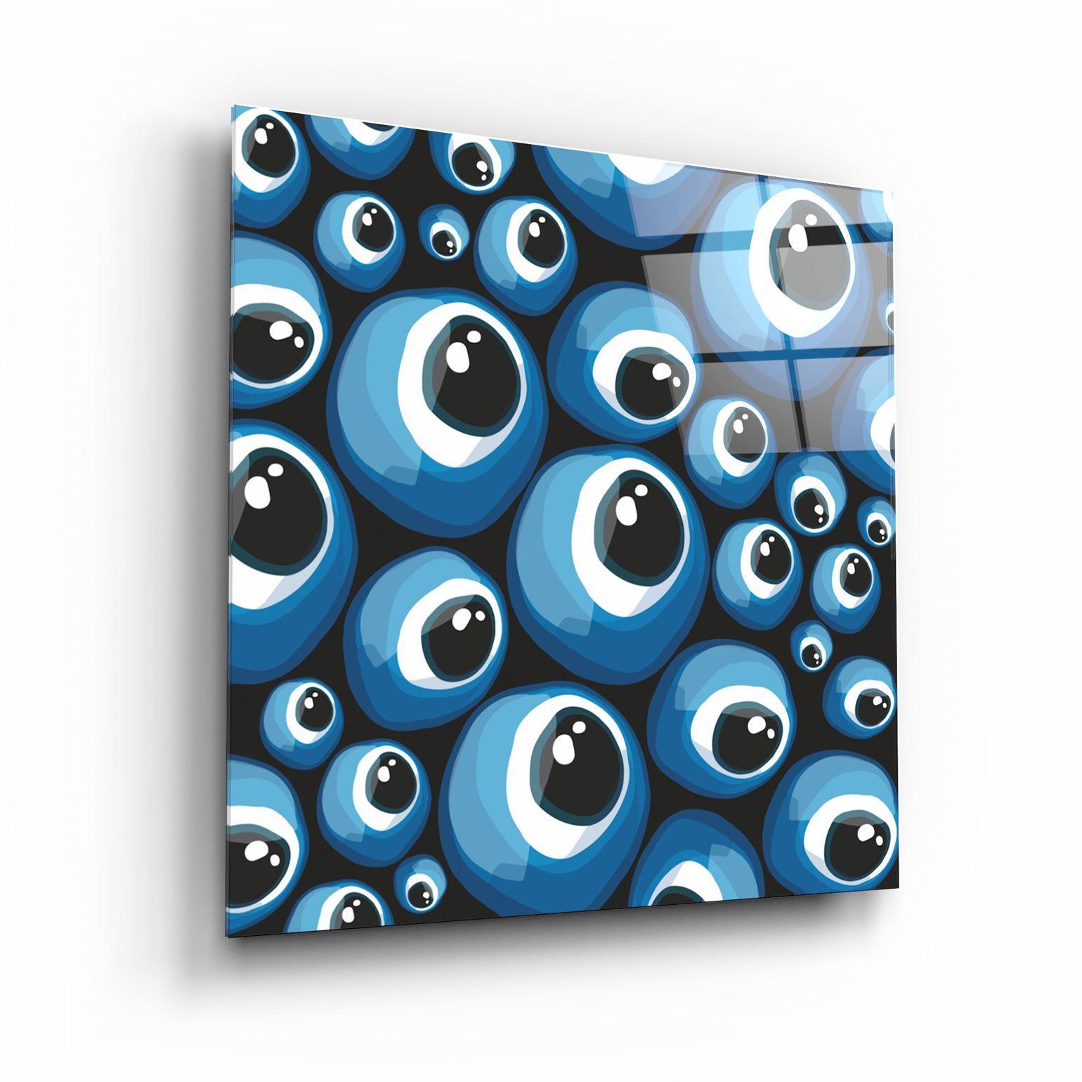 Tableau Contemporain Œil Hypnotique