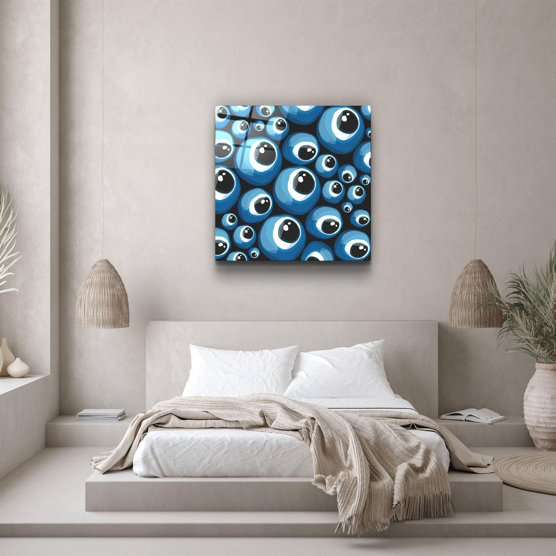 Tableau Contemporain Œil Hypnotique