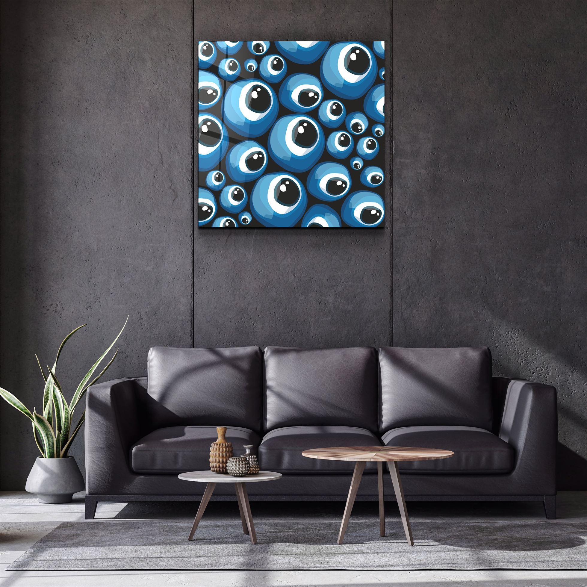 Tableau Contemporain Œil Hypnotique