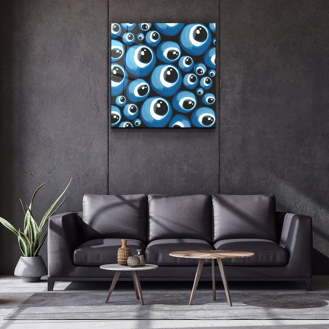 Tableau Contemporain Œil Hypnotique