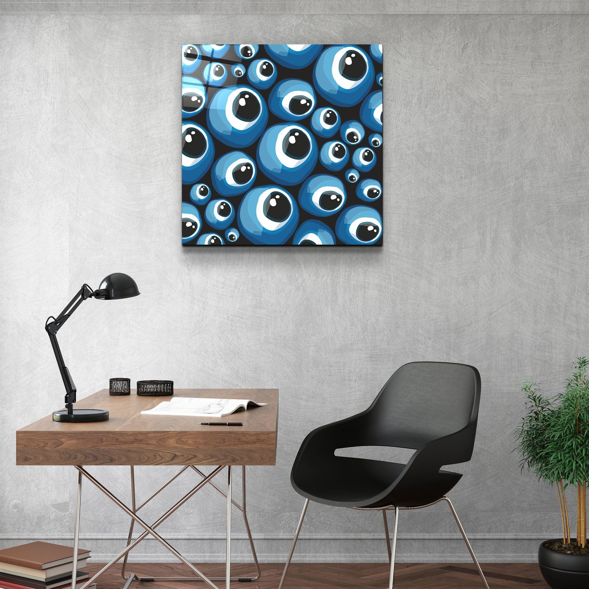 Tableau Contemporain Œil Hypnotique