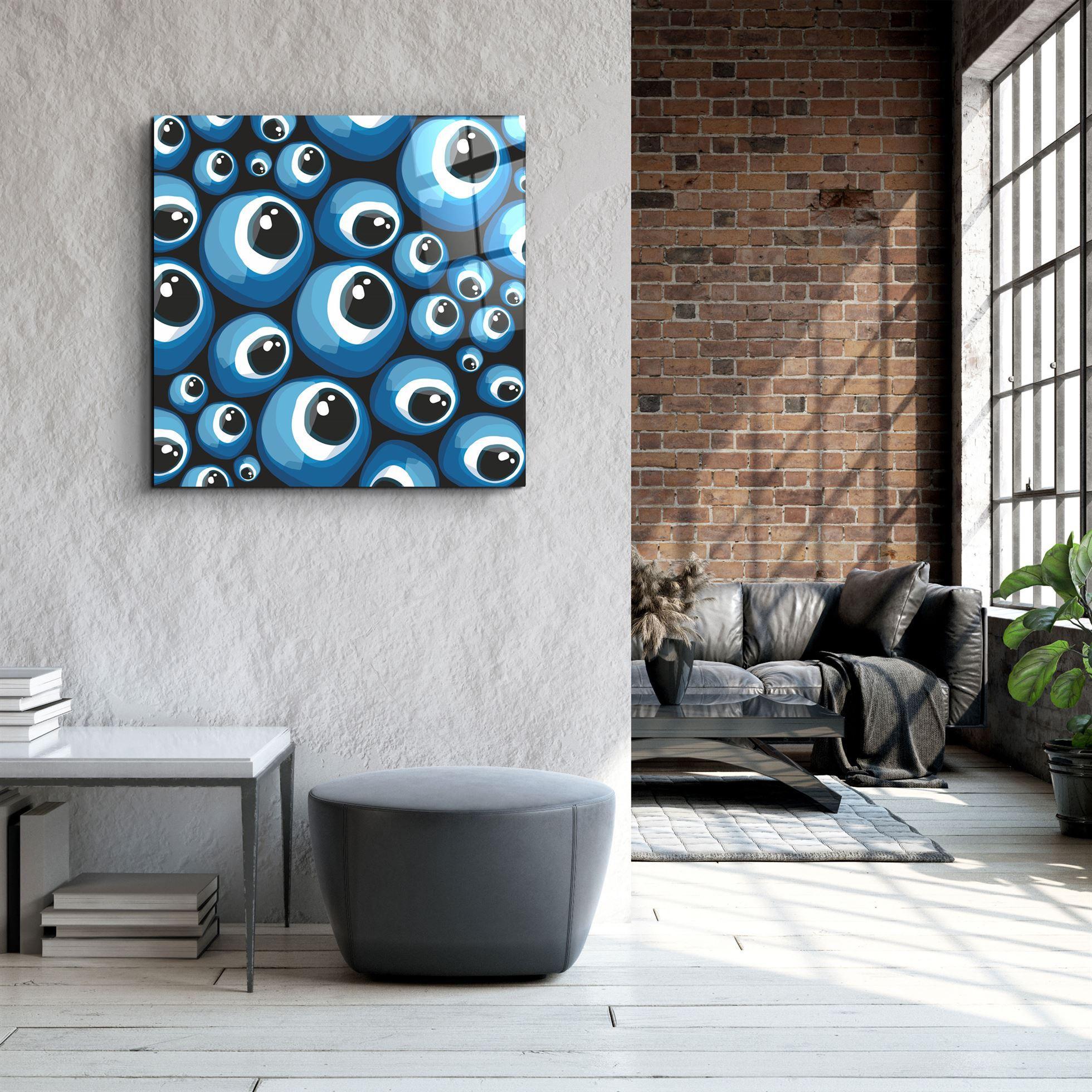 Tableau Contemporain Œil Hypnotique