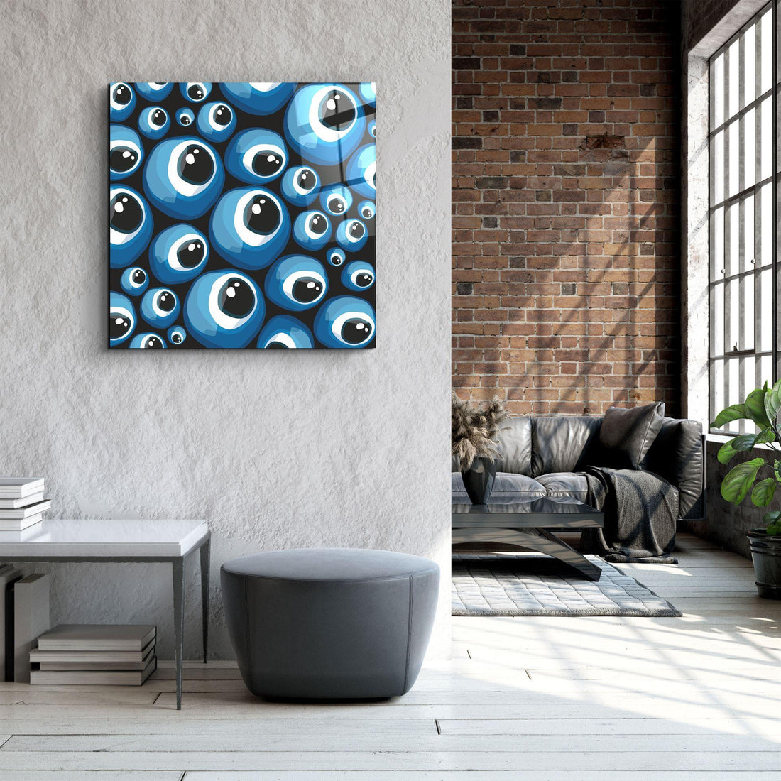 Tableau Contemporain Œil Hypnotique