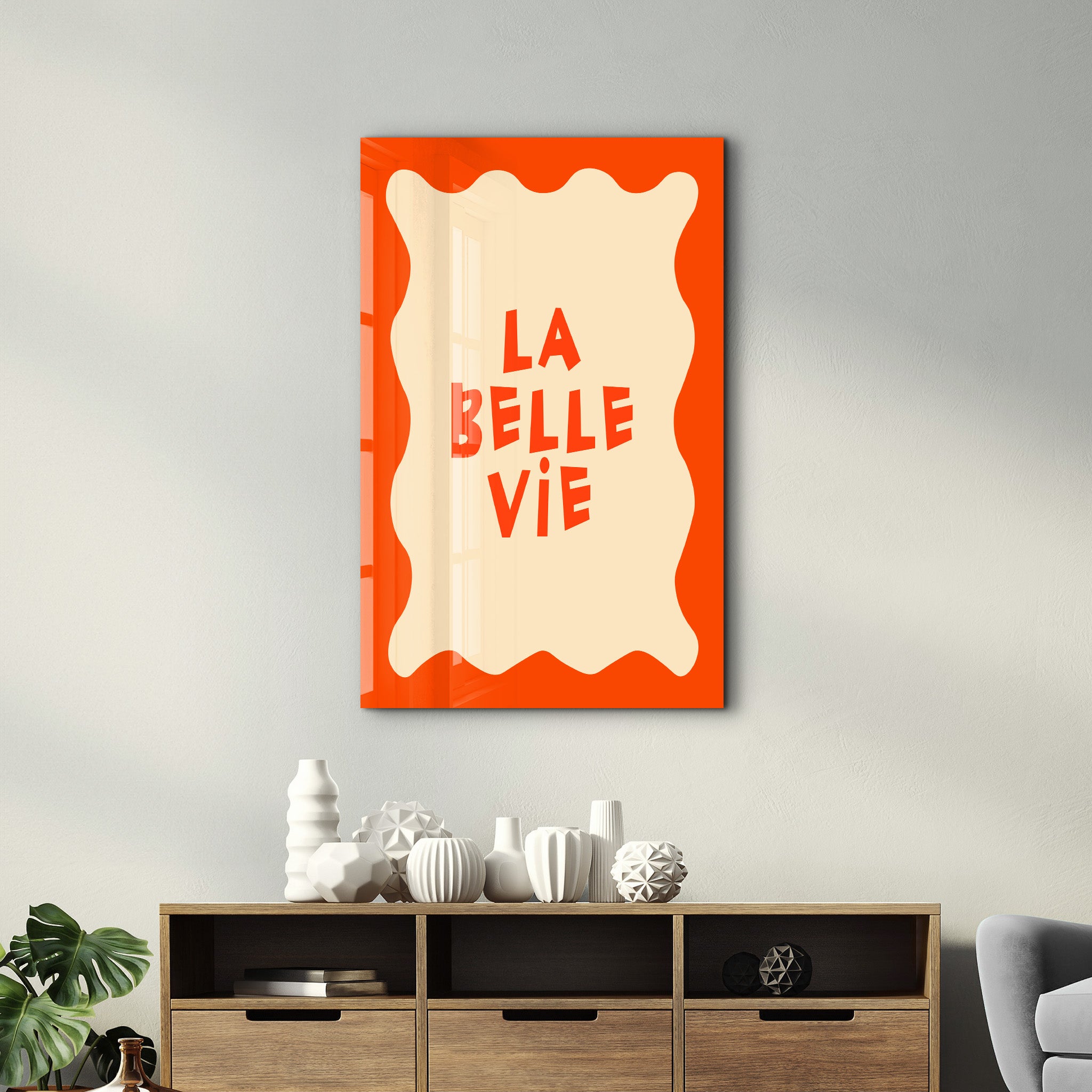 Poster élégant "LA BELLE VIE"