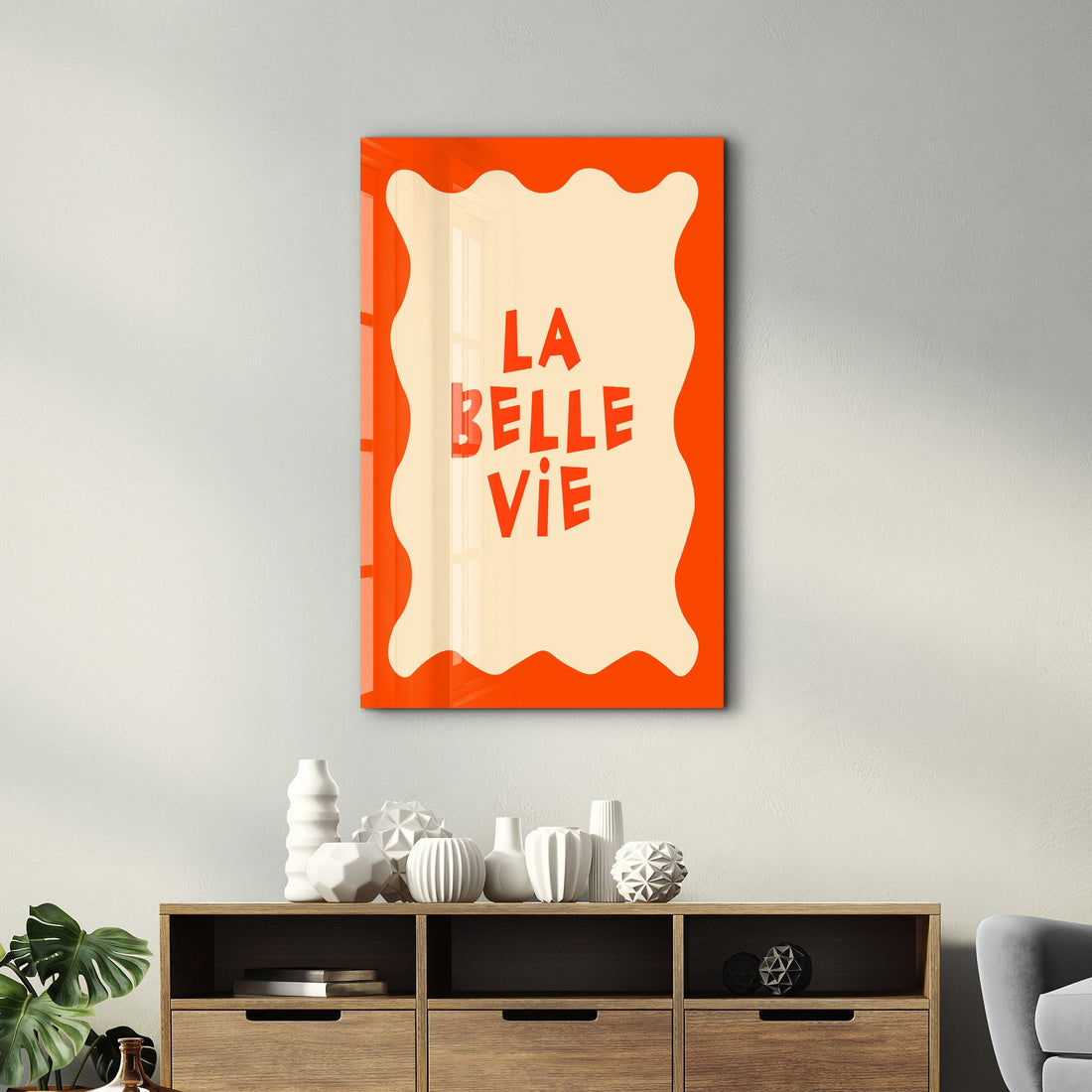Poster élégant "LA BELLE VIE"