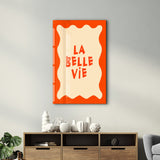 Poster élégant "LA BELLE VIE"