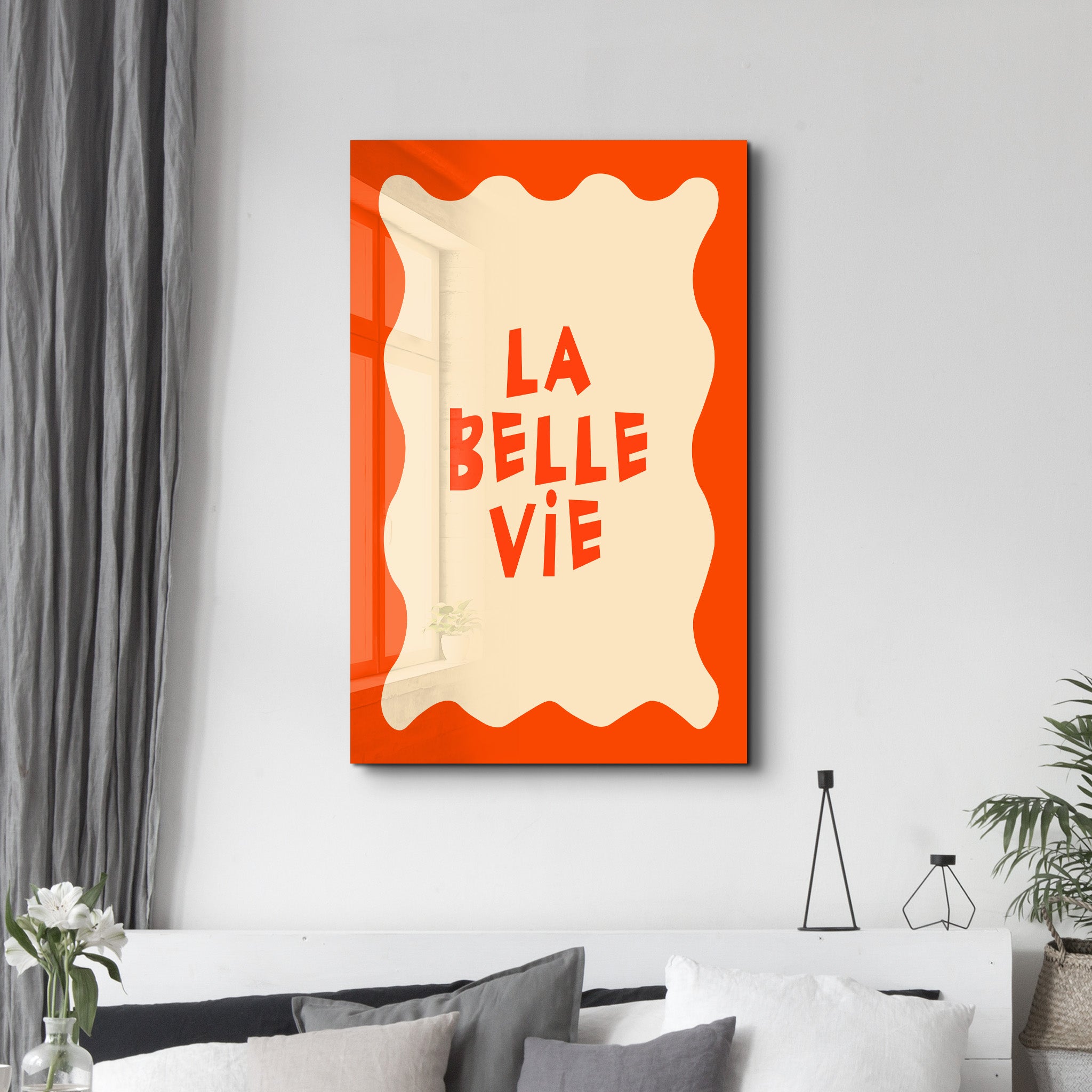 Poster élégant "LA BELLE VIE"