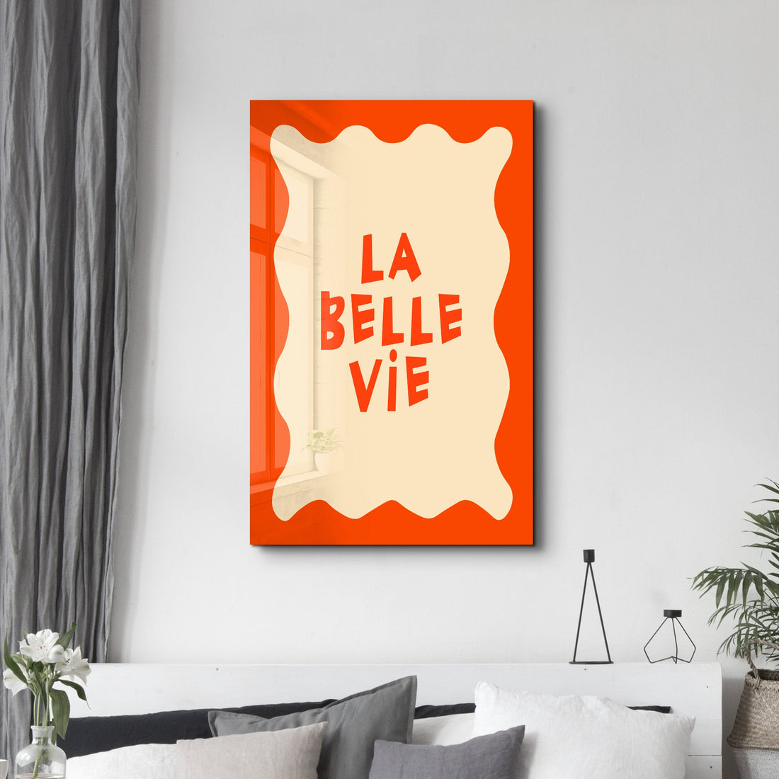 Poster élégant "LA BELLE VIE"