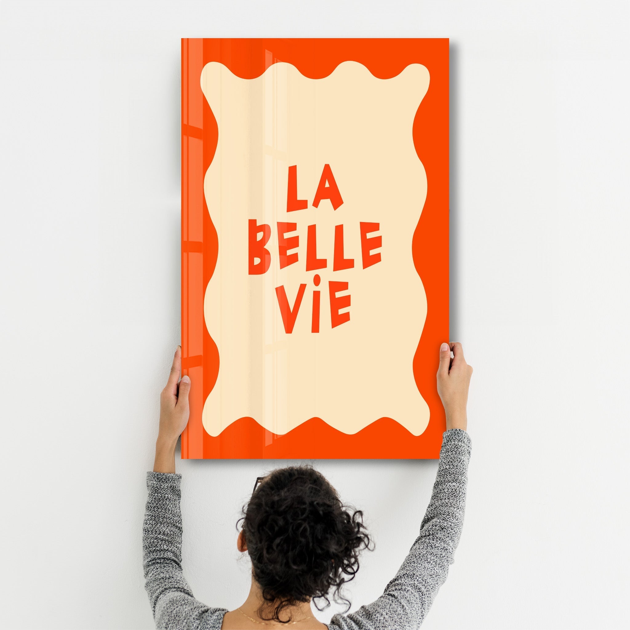 Poster élégant "LA BELLE VIE"
