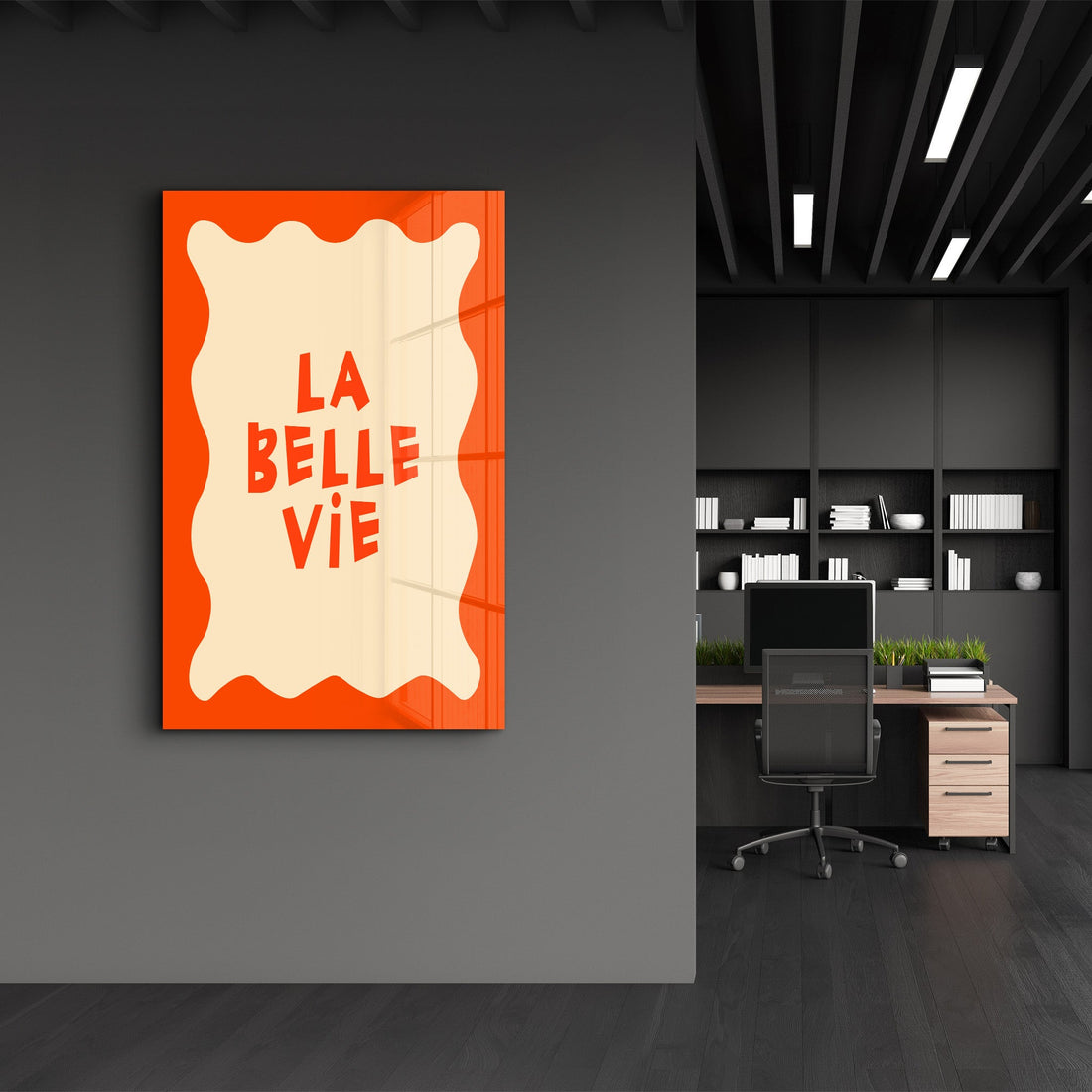 Poster élégant "LA BELLE VIE"