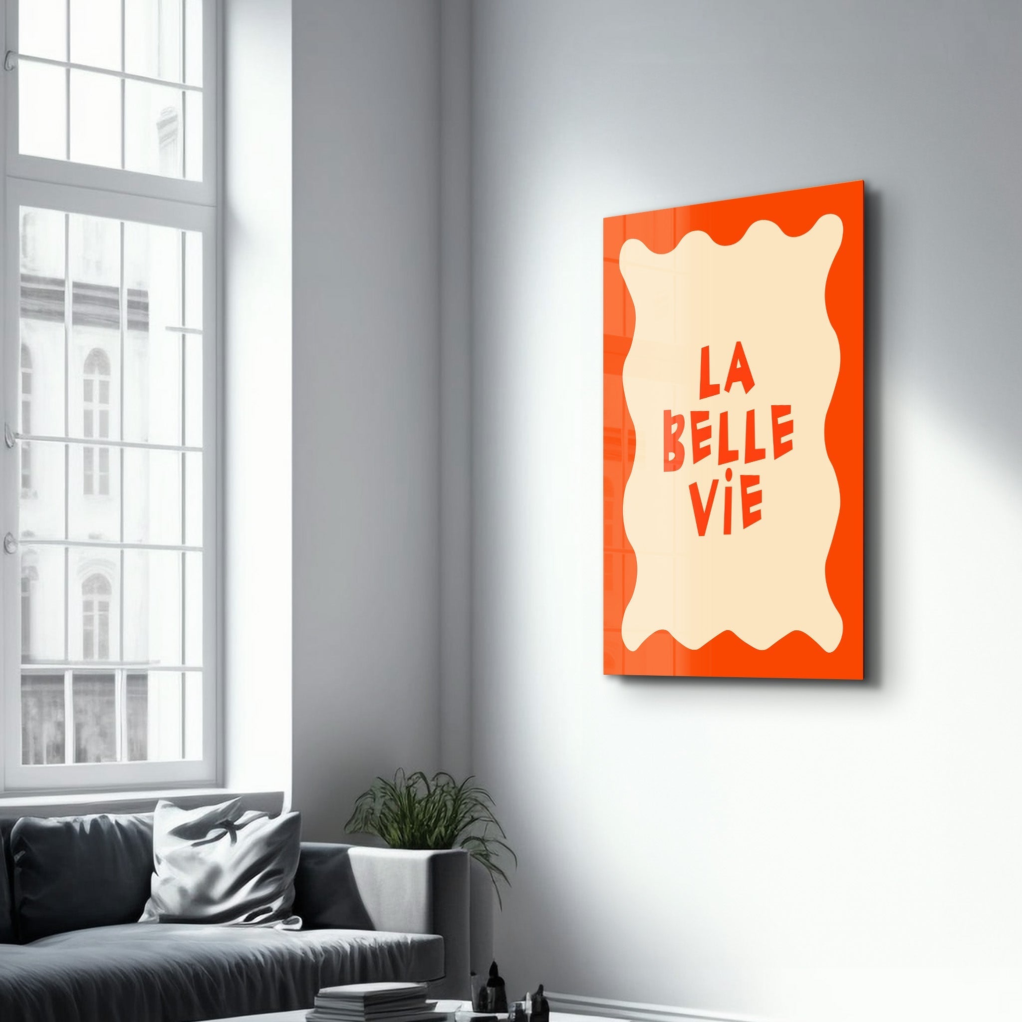 Poster élégant "LA BELLE VIE"