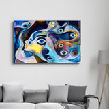 Tableau Mural Abstrait "Regards de l'Âme"