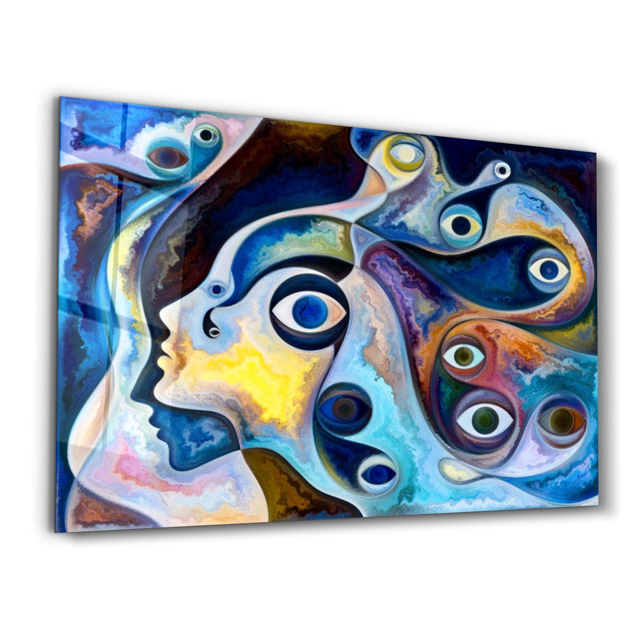 Tableau Mural Abstrait "Regards de l'Âme"