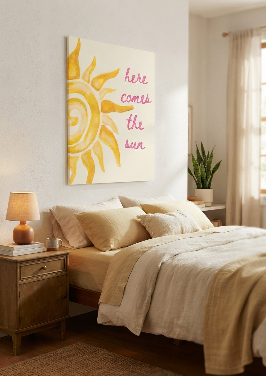 Tableau Décoratif - Here Comes the Sun