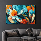 Poster décoratif "Floral Contrast"