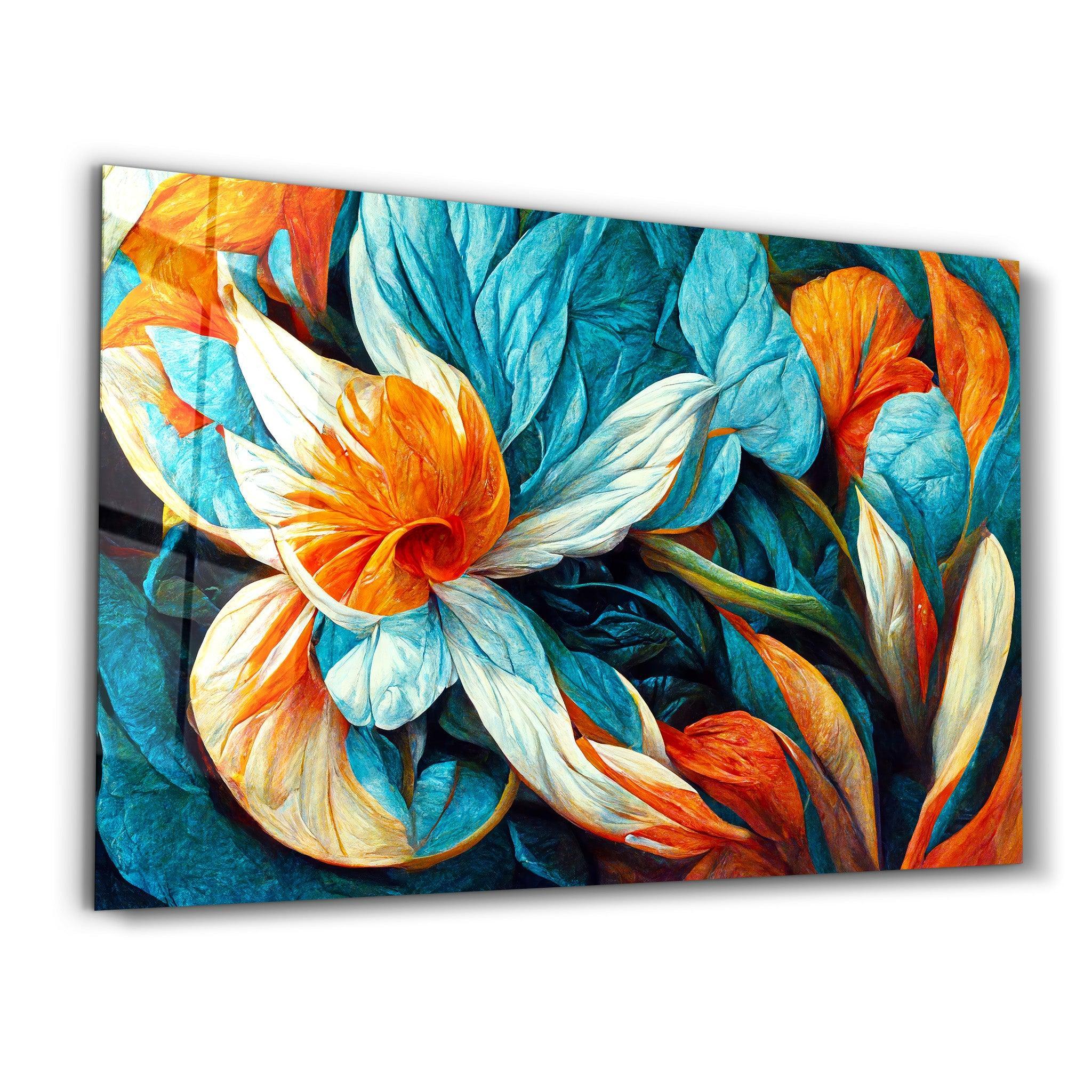 Poster décoratif "Floral Contrast"