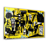 Poster décoratif "Urban Graffiti – Yellow Edition"