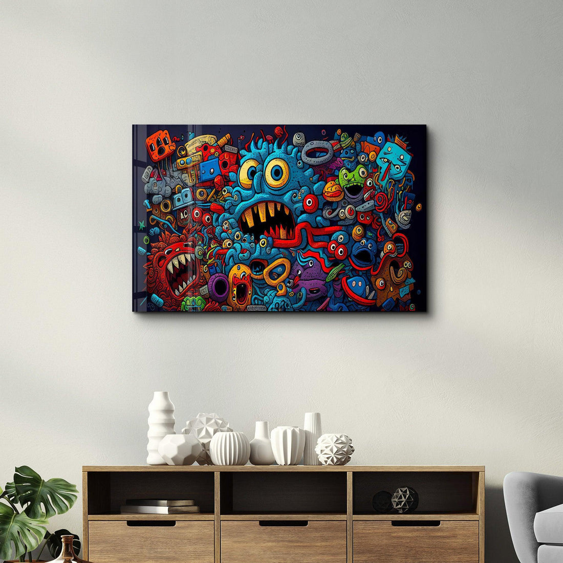 Poster décoratif "Monster Chaos"
