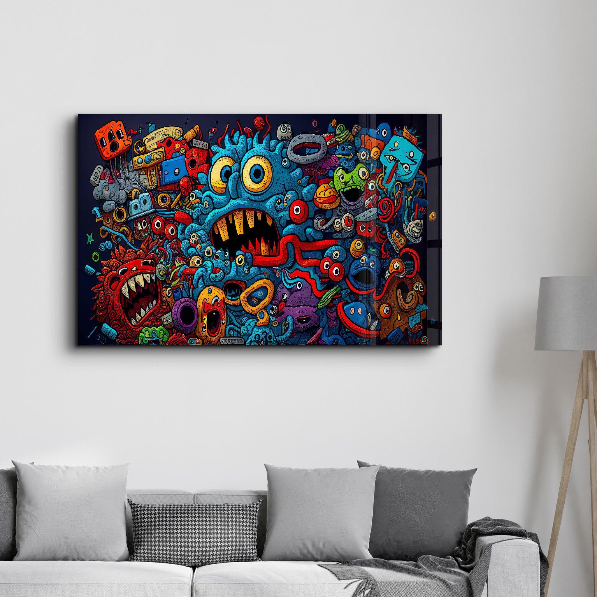 Poster décoratif "Monster Chaos"